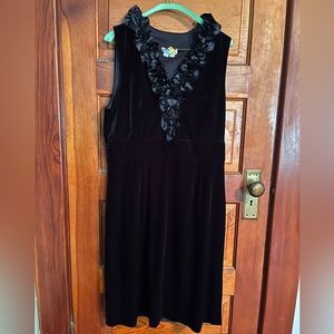 Velvet London Times little black dress size 14